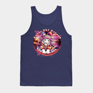 Apres-Ski Aspen Cosmic Beanie White Tiger 66T Tank Top